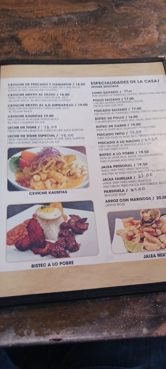 Menu Los Kausitas Peruvian Restaurant-4