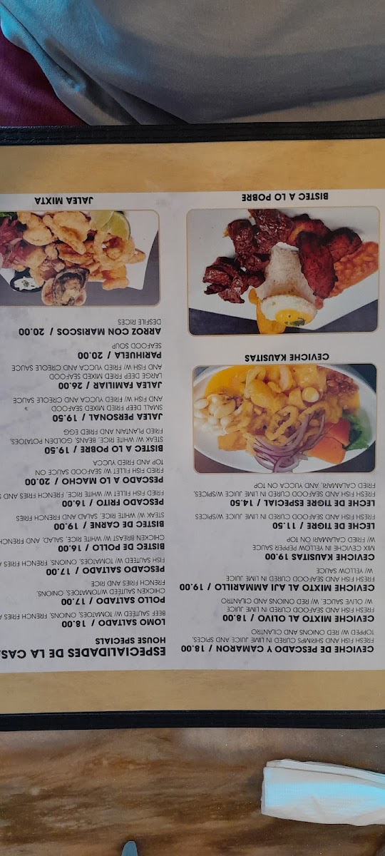 Menu Los Kausitas Peruvian Restaurant-9